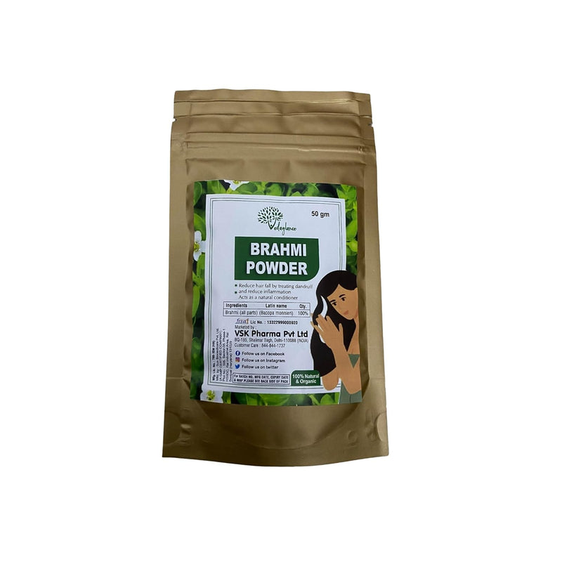 100% Organic Brahmi Powder for Hair Care – 50g