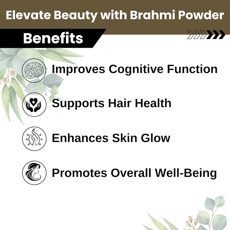 100% Organic Brahmi Powder for Hair Care – 50g