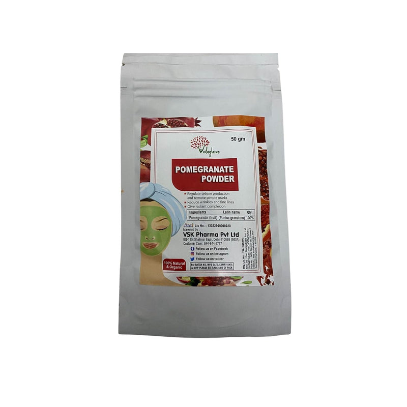 Pomegranate Peel Powder for Skin & Hair Care – 50g