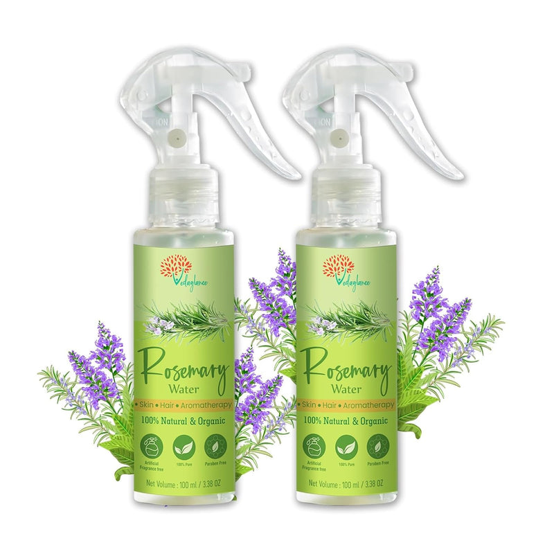 Rosemary & Mint Hair Growth Spray – Anti-Frizz & Hair Fall Control (Pack of 2, 100 ml)