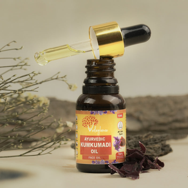 Kumkumadi Saffron Face Oil is an Ayurvedic preparation.