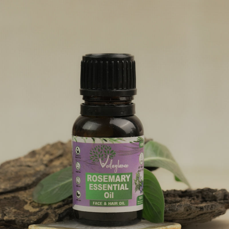 Revitalize Naturally with Rosemary Essential Face and Hair Oil