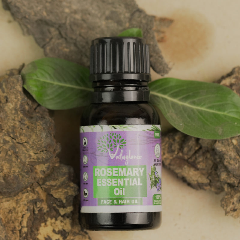 Revitalize Naturally with Rosemary Essential Face and Hair Oil