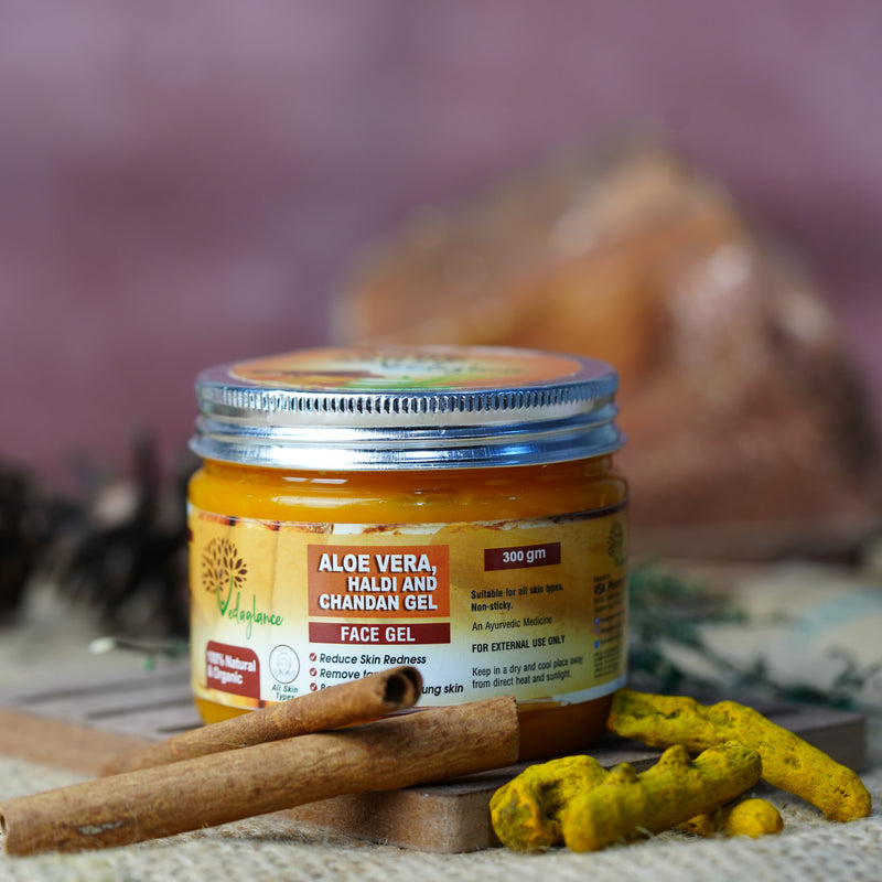 Alovera With Haldi Chandan Gel - Best For Skincare Solution