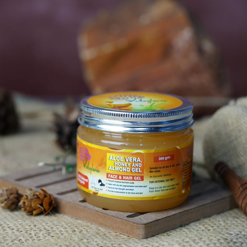 Buy Organic  Alovera With Honey Almond Gel For A Perfect Skin