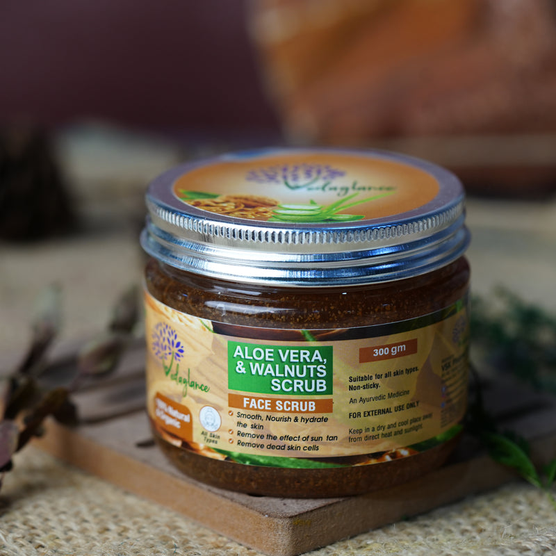 Aloe Vera & Walnut Scrub: Natural Exfoliation for Glowing Skin